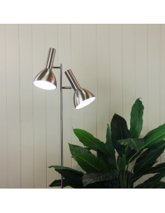 Oriel VESPA TWIN FLOOR LAMP BRUSHED CHROMESL98572BC 2