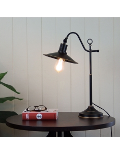 Oriel BOSTON TABLE LAMP RUBBED BRONZESL98511RB 2