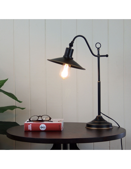 SL98511RB - Boston Table Lamp Rubbed BronzeSL98511RB