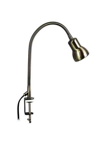 Oriel SCOPE CLAMP LAMP ANTIQUE BRASS