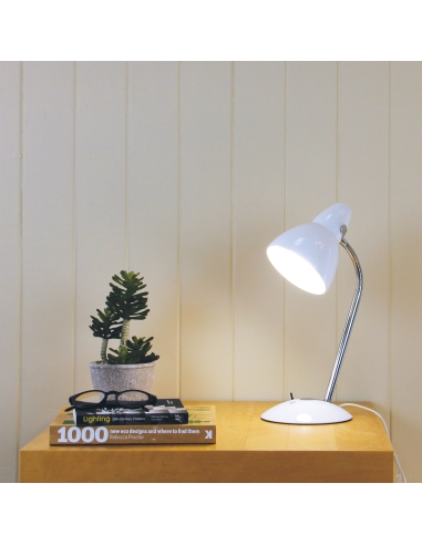 SL98401WH - Trax Desk Lamp WhiteSL98401WH