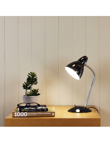 SL98401GM - Trax Desk Lamp GunmetalSL98401GM