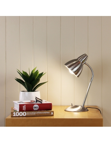 SL98401BC - Trax Desk Lamp Brushed ChromeSL98401BC