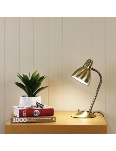 Oriel TRAX DESK LAMP ANTIQUE BRASSSL98401AB 2