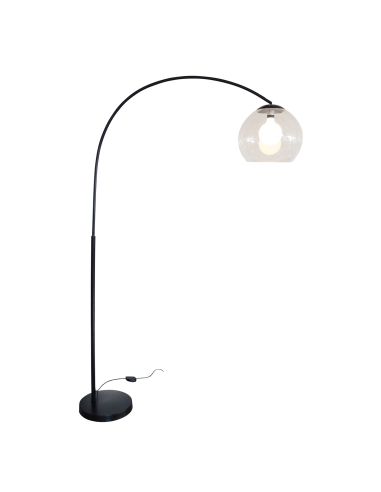 Oriel OVER ARC LAMP BLACK w ACRYLIC SHADESL91207BK