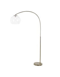Oriel OVER ARC LAMP ANTIQUE BRASS w ACRYLIC SHADESL91207AB