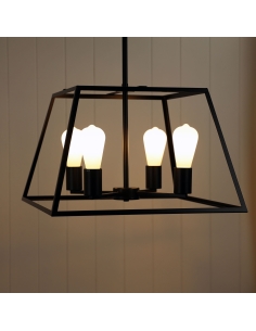Oriel SOUTHPORT.48 4 LIGHT PENDANT BLACKSL66904BK 2