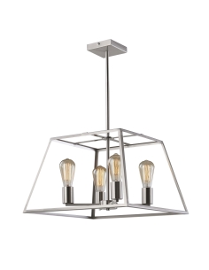 Oriel SOUTHPORT.48 4 LIGHT PENDANT BRUSHED CHROMESL66904BC