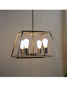 Oriel SOUTHPORT.48 4 LIGHT PENDANT BRUSHED CHROMESL66904BC 2