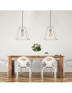 Southport 1 Light Pendant 300mm Brushed Chrome - SL66901BC SOUTHPORT.30 2