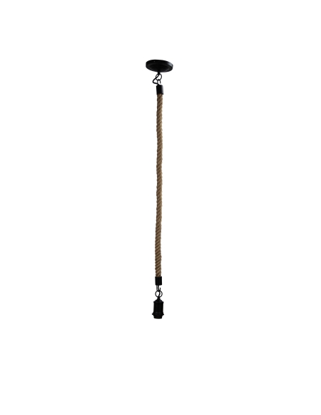 Light Pendant 1200mm Suspension Black - SL65011BK