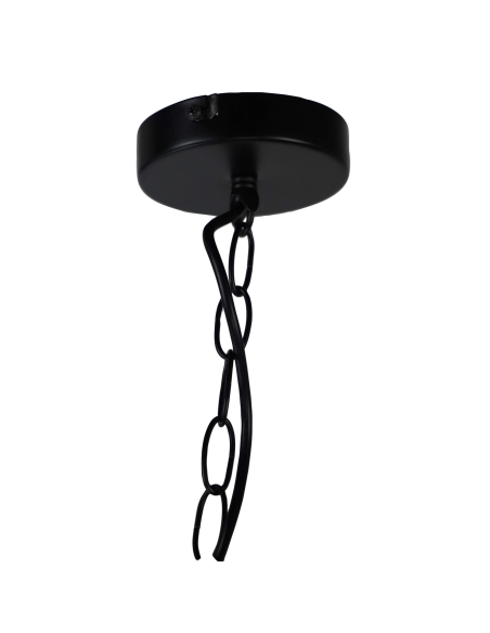 Oriel 4 Light Pendant Hampton Black No Glass - SL64924BK