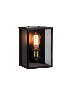 Oriel OAKLAND 1 LIGHT OUTDOOR WALL LIGHT BLACKSL64908BK 2