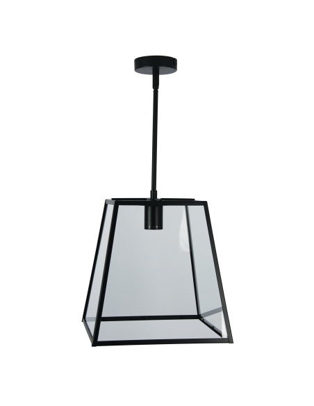 SL64902BK - Eaton 30 Single Pendant Matt Black