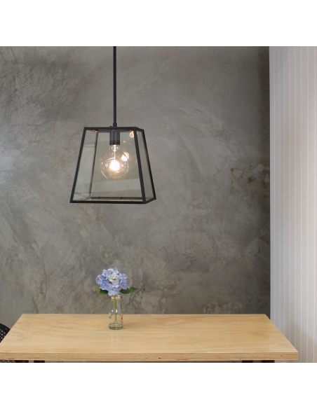 Eaton 1 Light Single Pendant Matt Black SL64902BK