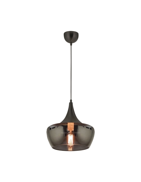 LANDY PE30-BKSM - LANDY 30 PENDANT - Black Smoke