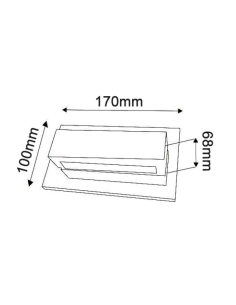 City Range LED Wall Light 6W 3000K Satin Nickel - NEW YORKG2NEW YORKG2 2