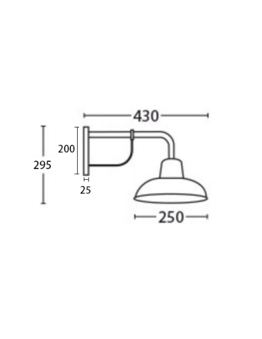 DEKSEL02 - DEKSEL Aged Copper Interior Wall Light DEKSEL02