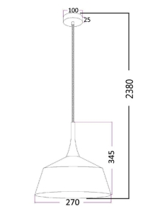 NORDIC2 - NORDIC Modern Scandinavian Small Dome Shape Steel NORDIC2