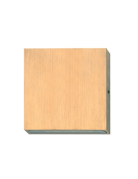 PDL1SQBRZ - PDL LED Exterior Wall Square Pillar 1-Way Down Lights IP65 - Marine Grade 316 Stainless Steel LED Chips: 2835 Cri...