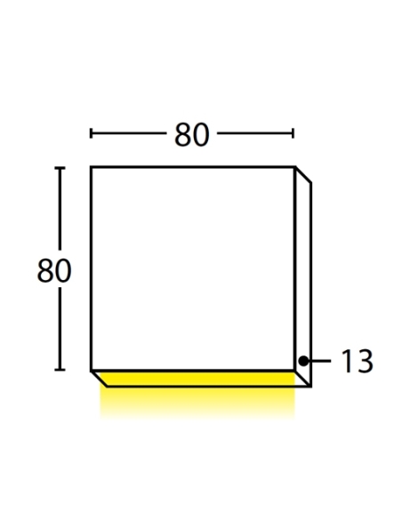 PDL1SQBRZ - PDL LED Exterior Wall Square Pillar PDL1SQBRZ