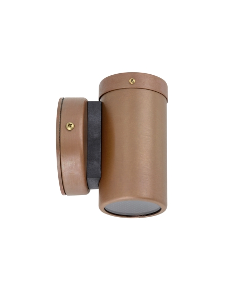 PG1FCECA - GU10 Exterior Wall Pillar Spot Lights (Aged Copper) IP54