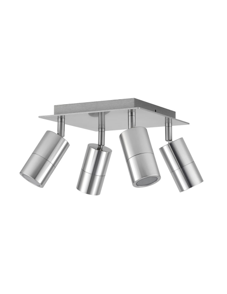 PG4SQT - GU10 Exterior Adjustable Head Bar Lights (Titanium) IP44