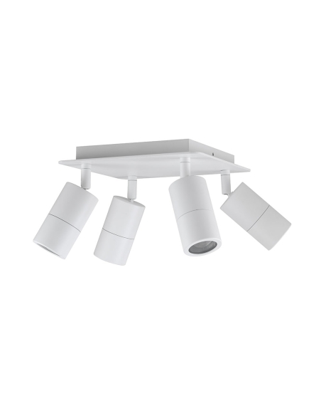 PG4SQWH - GU10 Exterior Adjustable Head Bar Lights (White) IP44