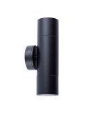 GU10 Exterior Wall Pillar Spot Lights (Black Aluminium) IP65