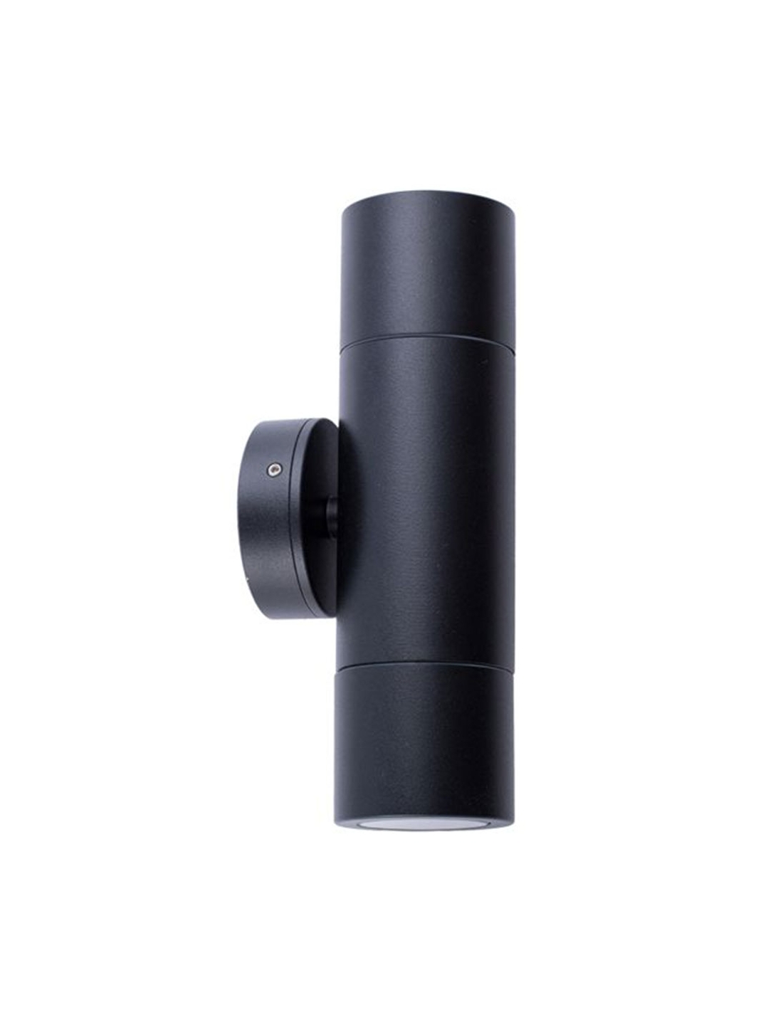 GU10 Exterior Wall Pillar Spot Lights (Black Aluminium) IP65