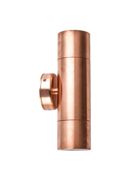 PGUDC - GU10 Exterior Wall Pillar Spot Lights (Copper) IP65