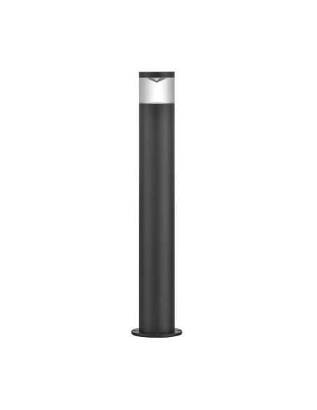 PHARE03G - PHARE GU10 Surface Mounted Black Anti Glare Bollard Light IP54