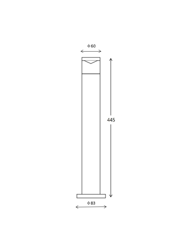 PHARE03M - PHARE MR16 Surface Mounted Titanium PHARE03M