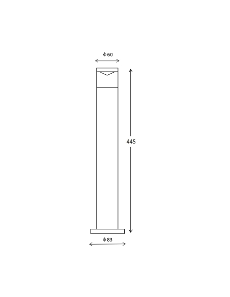 PHARE03M - PHARE MR16 Surface Mounted Titanium PHARE03M