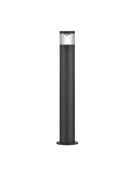 PHARE03M - PHARE MR16 Surface Mounted Titanium Anti Glare Bollard Light IP54