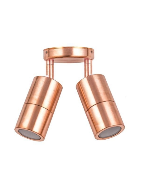 PM2AC - MR16 Exterior Wall Pillar Spot Lights (Copper) IP65