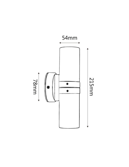 PMUDCEC - MR16 Exterior Wall Pillar Lights (Light PMUDCEC