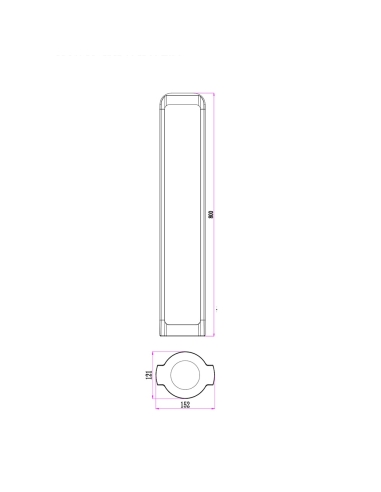 SEKER3 - SEKER LED Surface Mounted Bollard Lights SEKER3