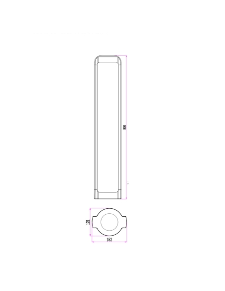 SEKER3 - SEKER LED Surface Mounted Bollard Lights SEKER3