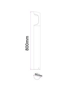 SETH4 - SETH LED Surface Mounted Bollard Lights IP54SETH4 2