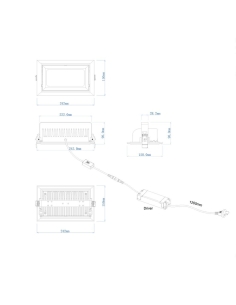 Shop Lighter 35W LED Dimmable White / Tri ColourSHOPTRI 2