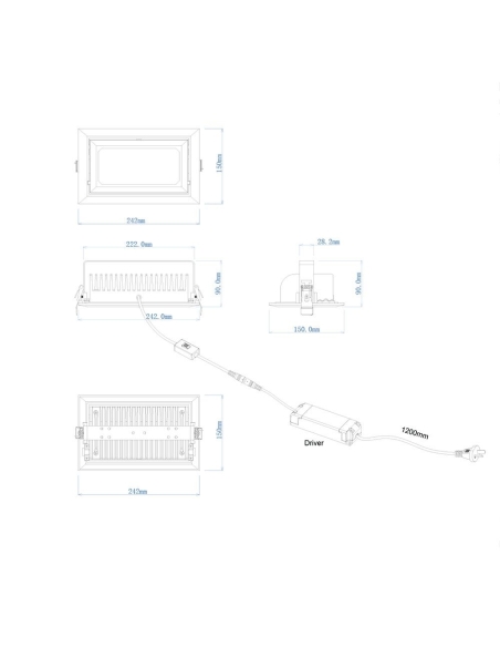 SHOPTRI - SHOPTRI LED Tri-CCT Dimmable Shop SHOPTRI