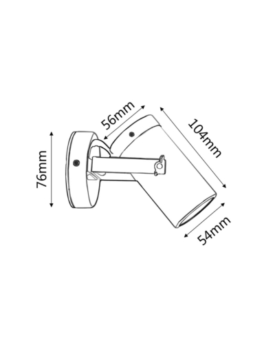 SM1ACECA - MR16 Exterior Adjustable Head Aged SM1ACECA