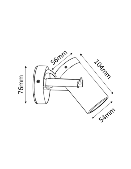 SM1ACECA - MR16 Exterior Adjustable Head Aged SM1ACECA