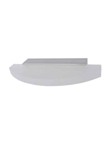 SYDNEYG2 - SYDNEY City Series LED Interior Satin Nickel Curved Frosted Diffuser Wall Light
