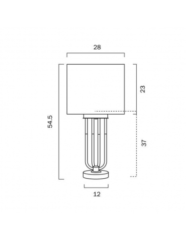 NEGAS TL-WHAG - NEGAS TABLE LAMP - WHITENEGAS TL-WHAG