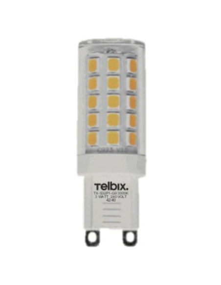 G G93W32-830 - G9 3W LED GLOBE CLEAR NON-DIM