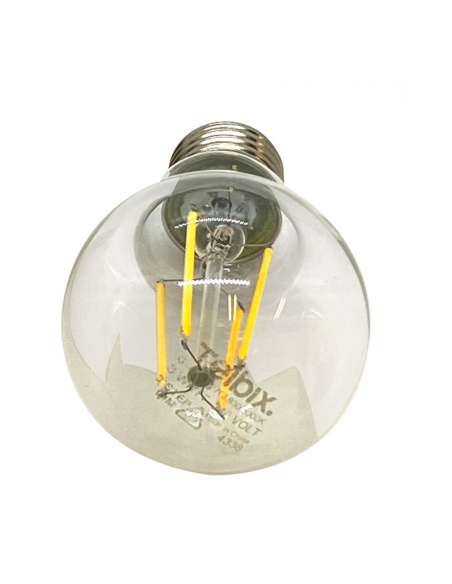 G A608E27CL830 - E27 A60 8W LED GLOBE CLEAR DIMG A608E27CL830