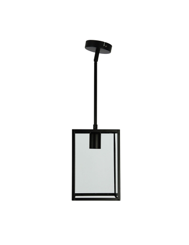 SL64901BK - Eaton 17 Single Pendant Matt BlackSL64901BK