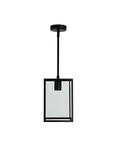 SL64901BK - Eaton 17 Single Pendant Matt Black